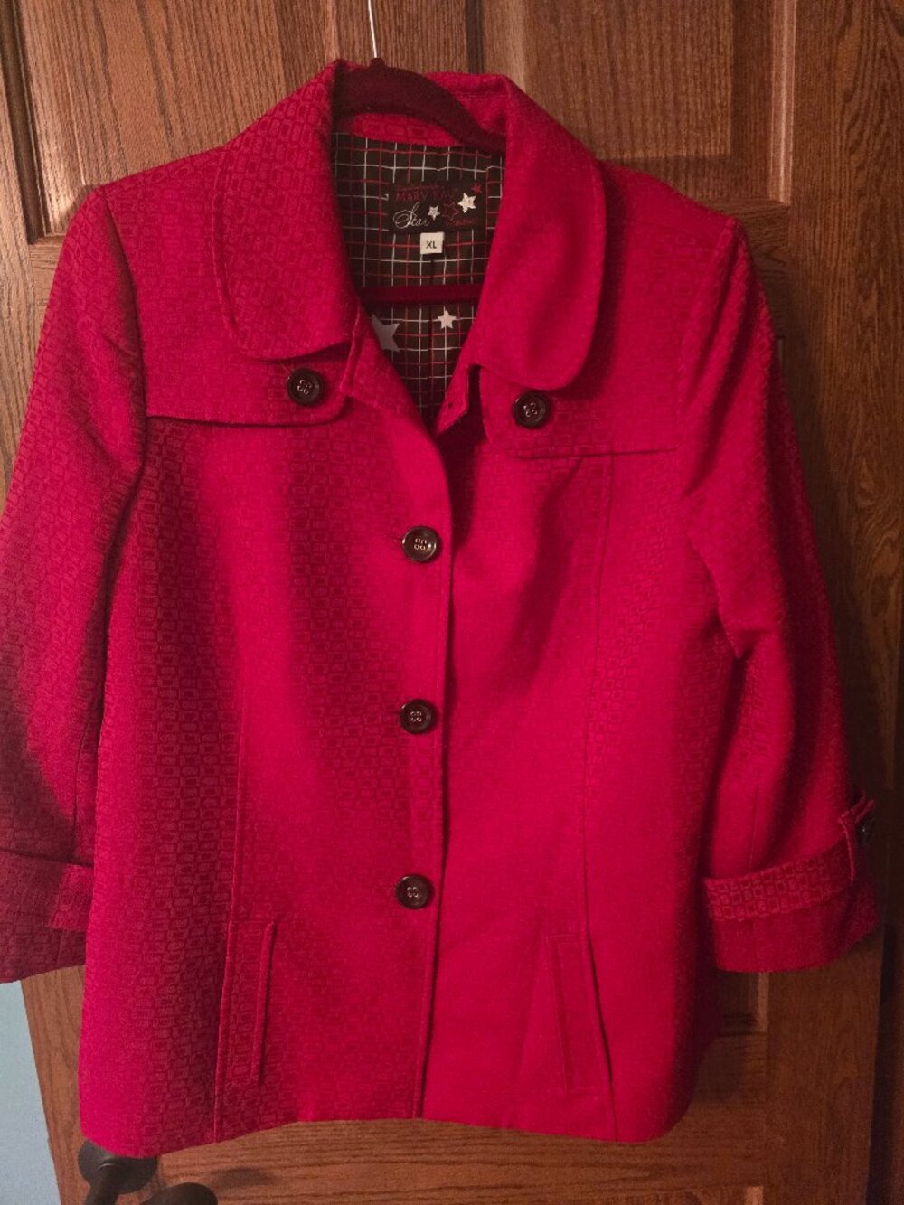 Mary Kay Star Consultant Red Blazer Jacket XL Fully Lined GK Direct EUC